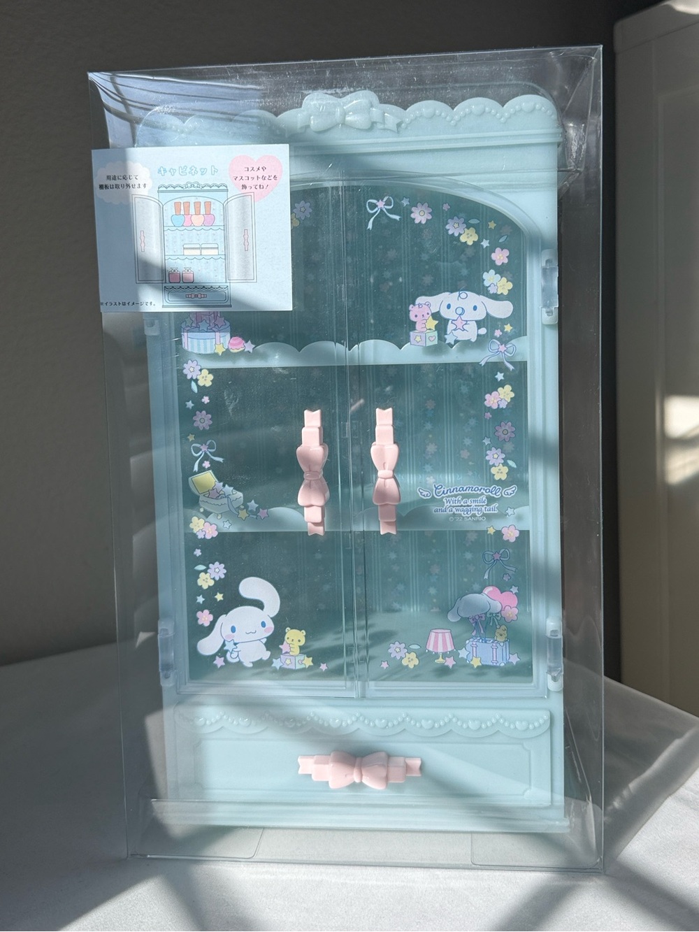 Sanrio Cinnamoroll Display Shelf Accessory Box Case cabinet Kawaii Japan - Picture 7 of 9